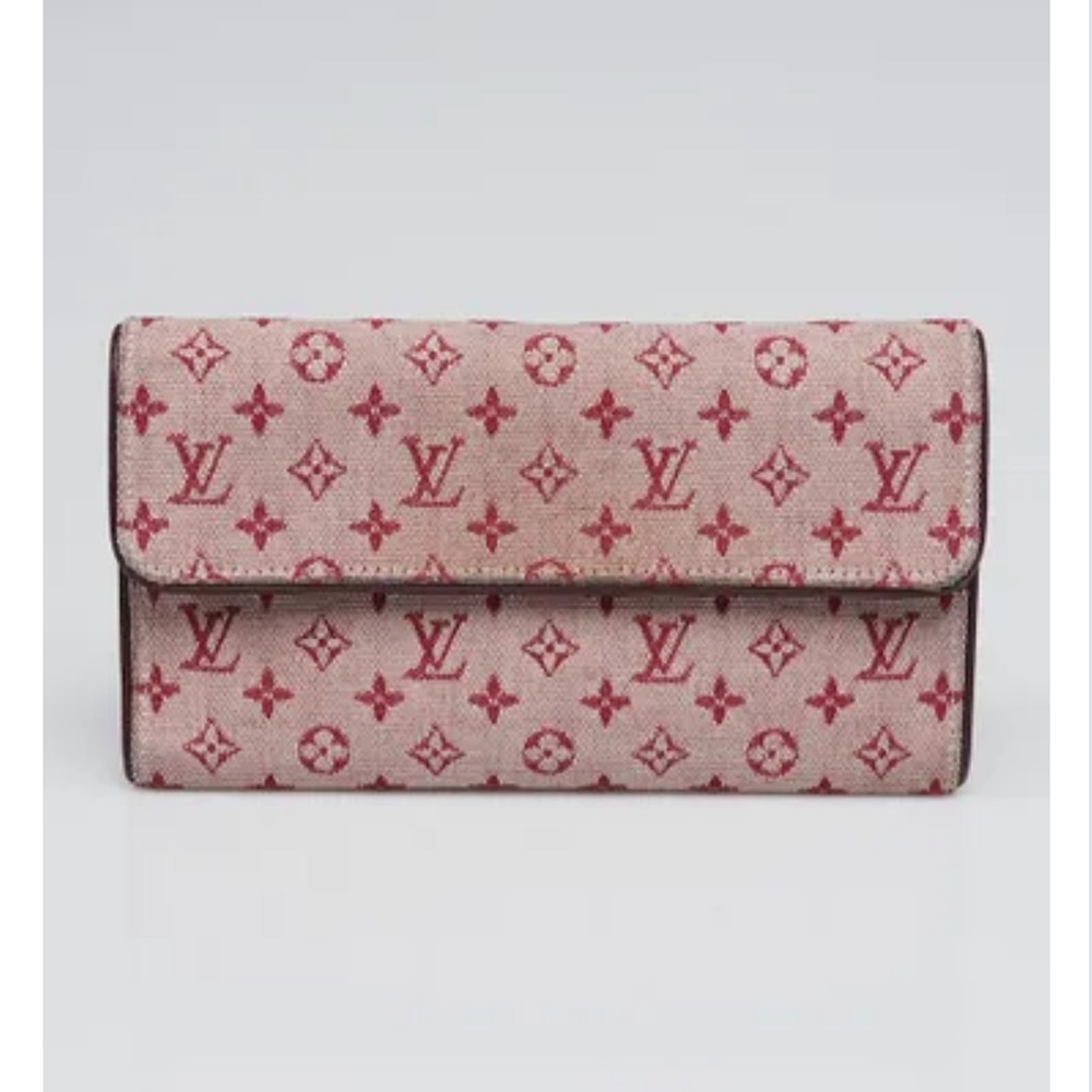 ❌SOLD❌LOUIS VUITTON Cherry Monogram Mini Lin Porte-Tresor International Wallet